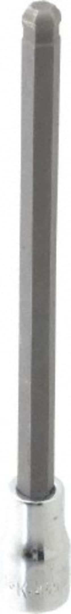 MSC SK 45968 3/8" Drive, 8mm Ball End Hand Hex Bit Socket 6" Overall Length,