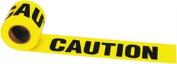 MSC CAUTION BARRIER TAPE 3X300' BLK ON YLW