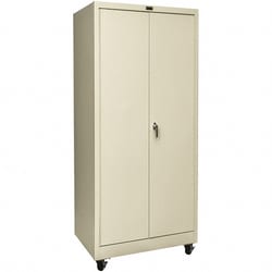 MSC Hallowell 415S24M-PT 4 Shelf Mobile Storage Cabinet Steel, 36" Wide
