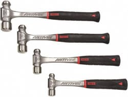 MSC Proto J1304AVPS 4 Piece, 1/2, 3/4, 1, 1-1/2 Lb Head Weight, Forged