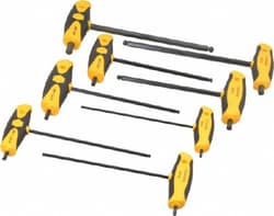 MSC Wiha 33498 8 Piece T-Handle Hex Key Set, Quantity: Each of 1