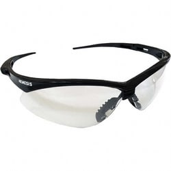 MSC KleenGuard 25679 Clear Lenses, Framed Safety Glasses Anti-Fog, Scratch Resistant, Black Plastic Frame, Size Universal, Wrap Around