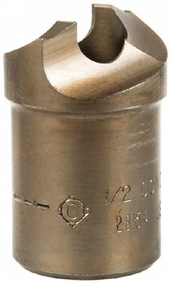 MSC Greenlee 28154 1/2" Conduit Round Punch 7/8" Hole Diam, Quantity: Each