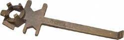 MSC Vestil BNW-BX-W 12" Long Bronze Drum Plug Wrench For Use with All Types