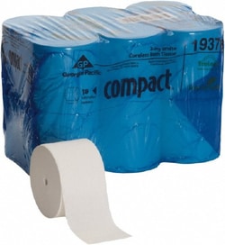 MSC Georgia Pacific 19378 Pack of (18) 1500-Sheet Coreless Rolls Toilet