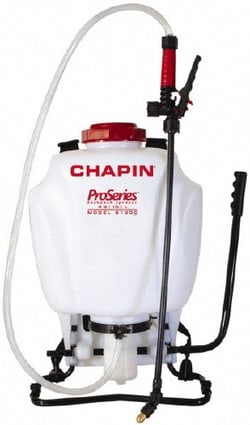 MSC&nbsp;Chapin 61800 4 Gallon Garden Backpack Sprayer Reinforced Hose, Polyethylene Tank, For Industrial Applications