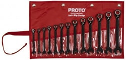 MSC Proto JSCVMS-13S 13 Pc, 7 - 19mm, 12-Point Metric Short Ratcheting