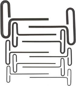 MSC Bondhus 15438 10 Piece Loop T-Handle Hex Key Set Hex Range 3/32 to