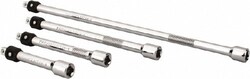 MSC Paramount PAR-DLE14SET 1/4" Drive Socket Locking Extension Set 4 Pieces,