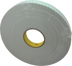 MSC 3M 7000048480 1" x 36 Yd Acrylic Adhesive Double Sided Tape 1/16" Thick,