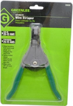 MSC Greenlee 37600 20 to 10 AWG Capacity Automatic Wire Stripper 7-1/8"
