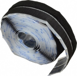 MSC This item has a minimum order quantity of 2 per supplier requirements. 1 Piece, 3/4 Inch Wide, Continuous Roll, Adhesive Backed Hook and Loop