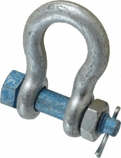 MSC Campbell 5390835 1/2" Nominal Chain Size, 2 Ton Carbon Steel Bolt Anchor