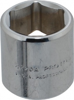 MSC Proto J4720A 5/8", 1/4" Drive, Standard Hand Socket 6 Points, 7/8"
