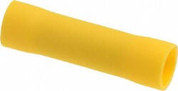 MSC&nbsp;Thomas & Betts TV10-BS-XV 12 to 10 AWG Compatible, Vinyl Fully Insulated, Crimp-On Butt Splice Terminal Copper Contacts, 1.024