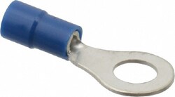MSC Thomas & Betts TV14-14R-XV 16-14 AWG Partially Insulated Crimp Connection Circular Ring Terminal 1/4