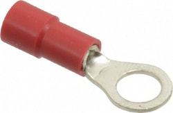 MSC Thomas & Betts TV18-10R-XV 22-16 AWG Partially Insulated Crimp Connection