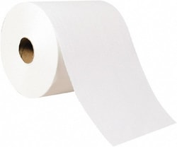 MSC Georgia Pacific 26100 Pack of (6), 800 Sheet, Hard Rolls of 1 Ply White