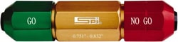MSC SPI 13-316-5 0.751 to 0.832 Inch Ring Diameter Range, M5 Handle Size, Aluminum, Pin Gage Handle