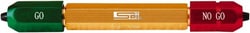 MSC SPI 13-311-6 0.011 to 0.06 Inch Ring Diameter Range, M0 Handle Size, Aluminum, Pin Gage Handle