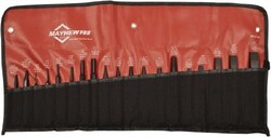 MSC Mayhew 61019 19 Piece Punch & Chisel Set 1/8 to 3/4" Chisel, 1/8 to