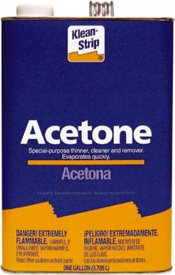 MSC Klean-Strip. GAC18 1 Gallon Acetone Comes in Metal Can, Quantity: Each