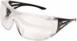 MSC Edge Eyewear XF111-L Clear Lenses, Frameless Safety Glasses Scratch
