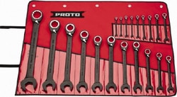 MSC Proto JSCV-20S 20 Pc, 7/32 - 1-1/2", 12-Point Combination Wrench Set