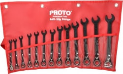MSC Proto JSCVM-13S 13 Pc, 7 - 19mm, 12-Point Metric Combination Wrench