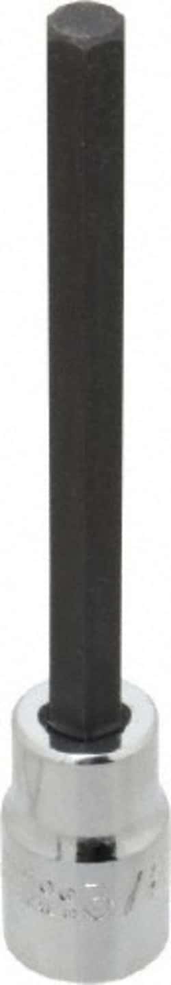 MSC Proto J54413/8XL 1/2" Drive, 3/8" Hand Hex Bit Socket 5-5/8" Overall