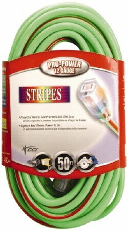 MSC Southwire 2548SW0054 50', 12/3 Gauge/Conductors, Green/Red Outdoor