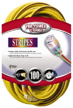 MSC Southwire 2549SW0022 100', 12/3 Gauge/Conductors, Yellow/Purple Outdoor
