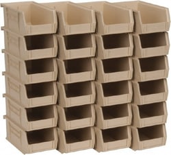 MSC Quantum Storage QUS220IV 4-1/8" Wide x 7-3/8" Deep x 3" High Hopper