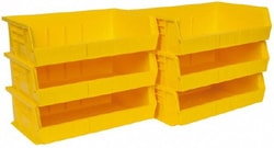 MSC Quantum Storage QUS245YL 16-1/2" Wide x 10-7/8" Deep x 5" High Hopper