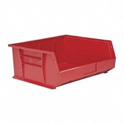 MSC QUS250RD 16-1/2" Wide x 14-3/4" Deep x 7" High Hopper Stacking Bin