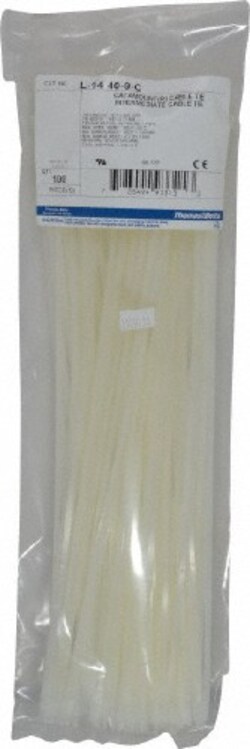 MSC Thomas & Betts L-14-40-9-C 14-1/2" Long Natural (Color) Nylon Standard
