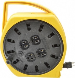 MSC Conductix 06716 16 AWG, 25' Cable Length, Cord & Cable Reel with Outlet
