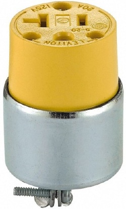 MSC Leviton 520CA 125 VAC, 20 Amp, 5-20R NEMA, Straight, Self Grounding,