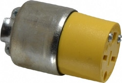 MSC Leviton 615CA 250 VAC, 15 Amp, 6-15R NEMA, Straight, Self Grounding,