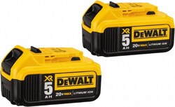 MSC DeWALT DCB205-2 20 Volt Lithium-Ion Power Tool Battery 5 Ahr Capacity,