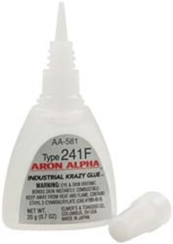 MSC Elmer's AA-581 0.70 oz Bottle Clear Instant Adhesive 1 min Working Time