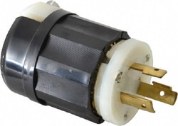 MSC Leviton 2311 125 VAC 20A NEMA L5-20P Industrial Twist Lock Connector