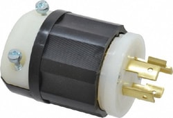 MSC Leviton 2431 480 VAC 20A NEMA L16-20P Industrial Twist Lock Plug 3