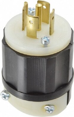 MSC Leviton 2511 120/208 VAC 20A NEMA L21-20P Industrial Twist Lock Plug