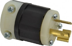 MSC Leviton 4570-C 250 VAC 15A NEMA L6-15P Industrial Twist Lock Plug 2