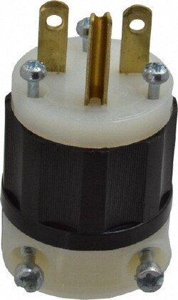 MSC Leviton 5666-C 250 VAC, 15 Amp, 6-15P NEMA, Straight, Self Grounding,