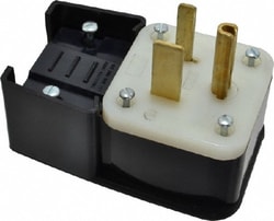 MSC Leviton 9650-P 250 VAC, 50 Amp, 6-50P NEMA, Angled, Self Grounding,