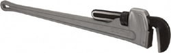 MSC Ridgid 31115 48" Aluminum Straight Pipe Wrench 6" Pipe Capacity, Quantity: