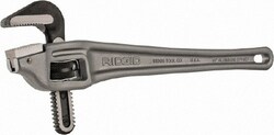 MSC Ridgid 31125 18" Aluminum Offset Pipe Wrench 2-1/2" Pipe Capacity,