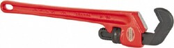 MSC Ridgid 31275 14-1/2" Steel Straight Hex Pipe Wrench 1-1/4" Pipe Capacity,